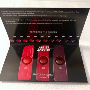 Makeup Forever New 3-Shade Lipstick Sample Card